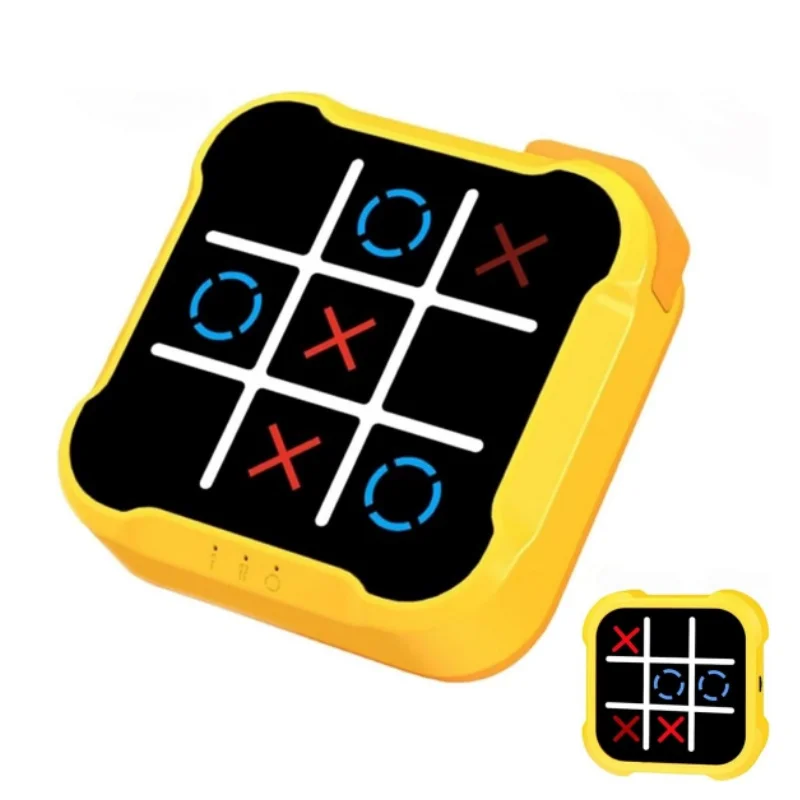 Tic Tac Toe Electronic Chessboard For Kids Interactive Strategy Game with AI Learning Mode Parent Child Educational Toy