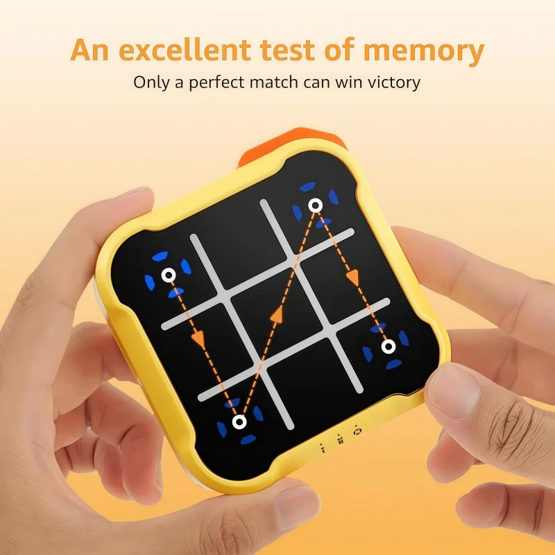 Tic Tac Toe Electronic Chessboard For Kids Interactive Strategy Game with AI Learning Mode Parent Child Educational Toy