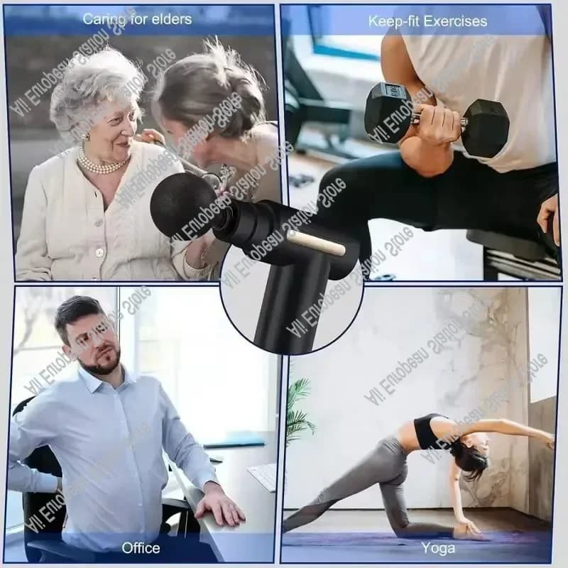 2025 fascia gun muscle relaxation massager electric vibration massage gun professional grade neck mask gun