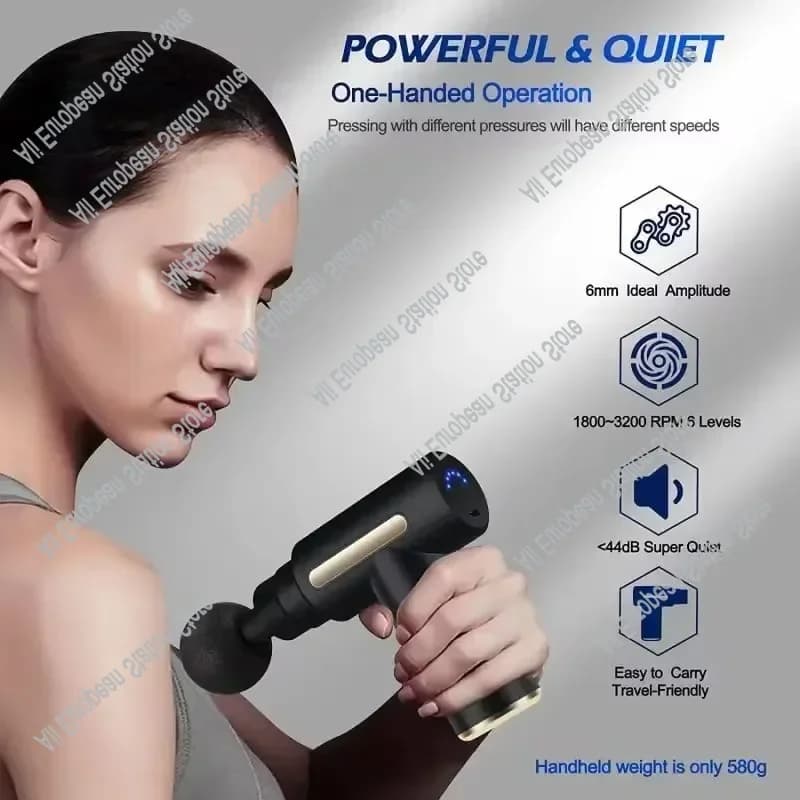 2025 fascia gun muscle relaxation massager electric vibration massage gun professional grade neck mask gun