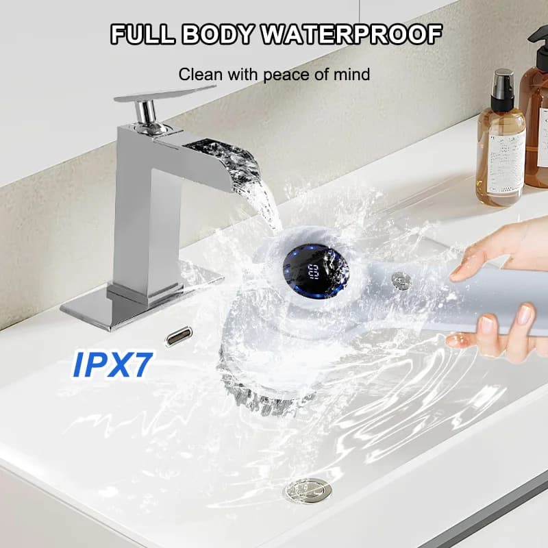 Elektryczna Szczotka Obrotowa USB z 5 Końcówkami do Kuchni i Łazienki 🌀