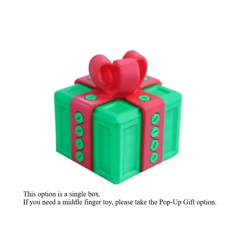 The Annoying Present with Middle Finger in A Box Gift Box with Screws Prank Surprise Pop-Up Novelty Funny Gifts for Adult Toys
